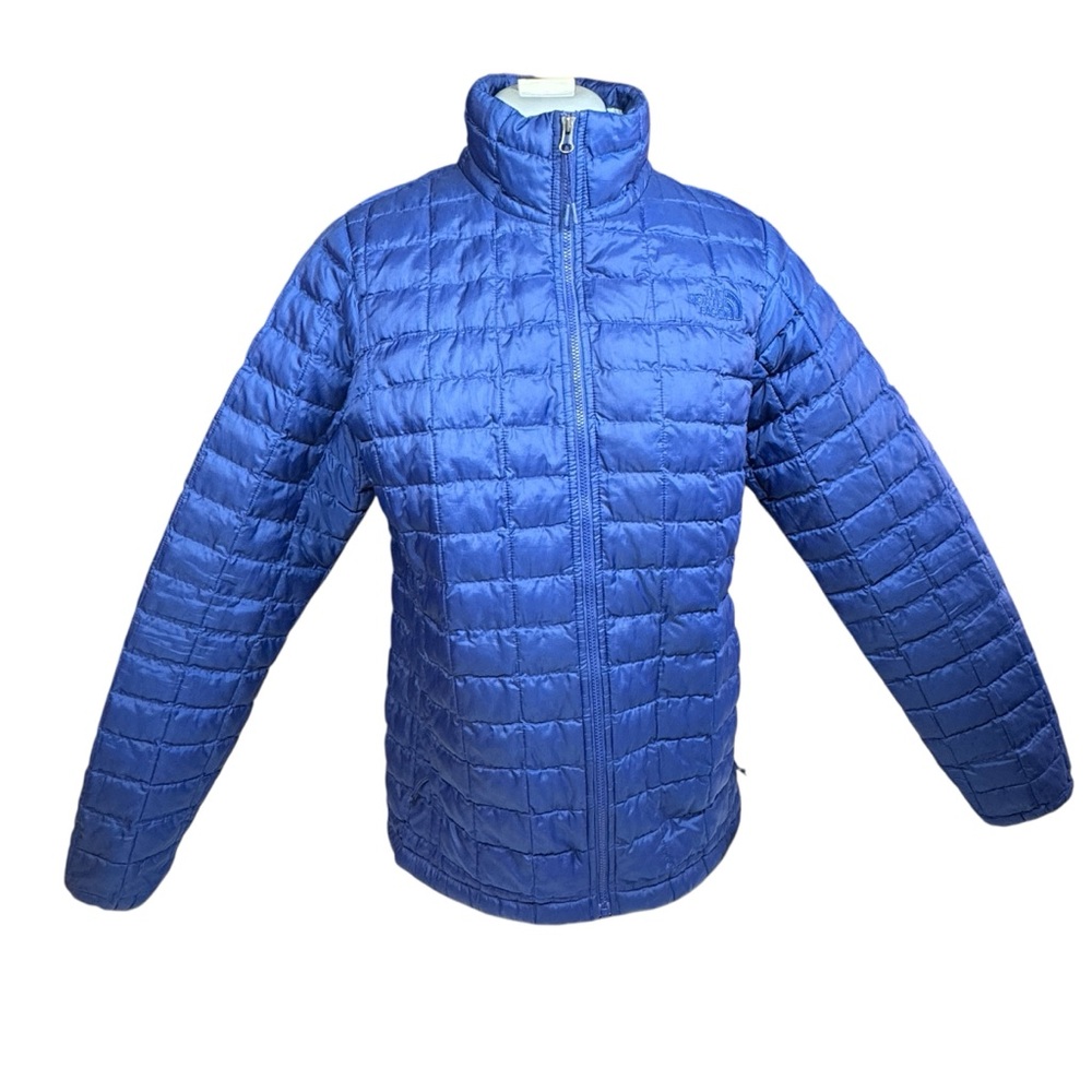 The North Face Women's Blue Quilted Puffer Jacket